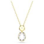 Chroma pendant Mixed cuts, Multicolored, Gold-tone plated